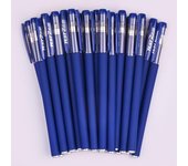 Bolígrafo de gel de 10 piezas para estudiantes que se cepillan el examen para aprender. Bolígrafo de carbono con firma de bala a base de agua. 10pcs azul