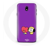 Coque pour Samsung Galaxy S5 BTS Bangtan Sonyeondan BT21 Tata V Chimmy Jimin