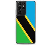 Coque Téléphone - Samsung - Galaxy S21 - Drapeau Tanzanie - Souple - Multicolore