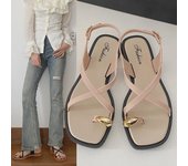 Sandalias y chanclas romanas versátiles para playa y aire libre para mujer (2024) 41 [Runs Small]