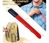 Afilador de herramientas de jardín, afilador de cuchillos de cocina, afilador de cuchillos portátil para jardín, tijeras de podar, tijeras y cuchillos de caza. One-size-fits-all