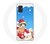 Coque pour Samsung Galaxy A51 Anime One Piece Luffy Le jour de Noël 2023