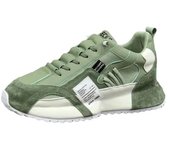 Zapatillas de deporte de verano para hombre, mocasines de malla con cordones de cuero, deportivas para las cuatro estaciones, zapatos casuales para correr, zapatos cómodos Forrest Gump para hombre 47