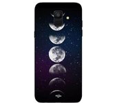 Coque maniacase pour Samsung Galaxy A8 2018 lune phase nuit etoile