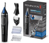 Remington NE3870 Nano Series Recortador facial antibacteriano hipoalergénico para nariz y orejas