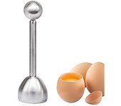 Clip para huevos, herramienta para huevos de acero inoxidable, Clip para cáscara de trabajo para huevos duros y blandos, cáscara de huevo para el hogar, cocina 3x3x13cm