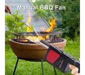 Accesorios para parrilla de barbacoa para acampar al aire libre, herramienta de cocina, ventilador de barbacoa eléctrico de mano, soplador de aire Electric-A