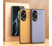 Funda de cuero PU de lujo para Honor 70 80 Pro, funda de silicona de negocios a prueba de golpes, funda de teléfono protectora para Honor 50 Lite 50 60 Pro For Honor 70 naranja