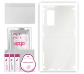 apgo Protective Skin Sticker for the back+sides compatible with Xiaomi Poco F4 GT, Full Wrap Film, Foil, Vinyl - Pattern Matte Transparent