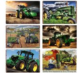 Máquina Vintage Tractor granja placa de cartel de chapa de Metal decoración de Bar y Pub placa Shabby Chic Retro verde Tractor decoración de pared cartel 30x20cm 20x30cm(7.8x11.8in)