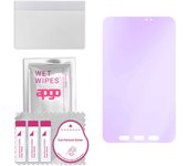 apgo Anti-Blue 9H Hybrid protective glass compatible with Samsung Galaxy Tab Active 2, flexible nano glass, great replacement for tempered glass, scra