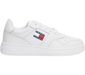 Tommy Hilfiger Zapatillas deportivas de mujer Retro Basket EN0EN02505 Ybs blanco talla 36 36 blanco
