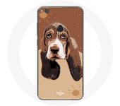 Coque pour Huawei P8 Lite 2017 Basset Hound chien visage