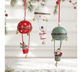 Christmas hot air balloons Hot air balloon holiday decorations Christmas tree decorations for home holiday party decorations