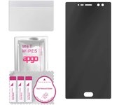 apgo Privacy Matte Hybrid protective glass compatible with Oukitel K3, flexible nano glass, great replacement for tempered glass, scratch-resistant, f
