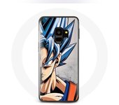 Coque pour Samsung Galaxy S9 plus Anime Dragon Ball Goku Cheveux bleu