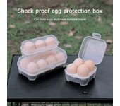 Rejilla para huevos de 3, 4 y 8 pulgadas: a prueba de golpes, portátil y ahorrador de espacio, organizador de contenedores de cocina para acampar al aire libre y hacer picnics, caja para almacenar huevos 3 Grids