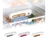 Ozono refrigerador desodorante esterilizador ambientador eliminador de olores refrigerador limpiador de aire para frutas y verduras 1PCS color rosa