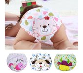 Pantalones de entrenamiento de algodón para bebé, bragas, pañales de bebé, pañales de tela reutilizables, ropa interior para niños 100