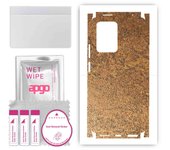 apgo Protective Skin Sticker for the back+sides compatible with Xiaomi 11T, Full Wrap Film, Foil, Vinyl - Pattern Rusty Copper