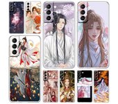 Funda para teléfono con la bendición oficial del cielo de TGCF para Samsung Galaxy S22 5G S20 Ultra S21 FE 5G S10E S9 S8 S10 Plus Note 20, funda transparente Samsung S10