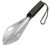 Pala de Camping Ti Pala de Senderismo Multiusos con Cuerda de Supervivencia Ligera Portátil para Acampar