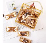 100 bolsas de aluminio selladas con calor para café, galletas, dulces, dulces, embalaje de turrón, pequeñas bolsas de aluminio selladas a máquina B