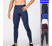 Pantalones deportivos para hombre, pantalones ajustados para Yoga, correr, trotar, entrenamiento, secado rápido, ropa deportiva para exteriores, mallas de baloncesto S azul
