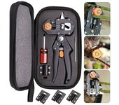 Máquina de injerto para el día del trabajo, herramientas de jardín con 3 cuchillas, picadora, herramientas de injerto de árboles, tijeras de podar, KIT de injerto, podadora de corte