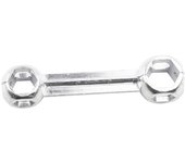 Llave hexagonal multifuncional de aleación de zinc para bicicleta, herramienta de reparación de bicicletas