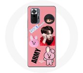Funda para Xiaomi Redmi Note 10 Pro BTS Bangtan Boy BT21 Cooky Jungkook ARMY