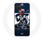 Coque Samsung Galaxy A03 Formule 1 Max Verstappen Pilote automobile F1 Bleu