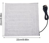 Almohadilla calefactora eléctrica a prueba de agua USB, calentador para silla, cama para perros y gatos, estera más cálida