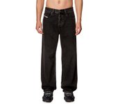 Pantalones vaqueros rectos sueltos 2001 A1282109I35 32 pulgadas Negro 02 [Diesel] D-MACRO para hombre