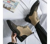 Botas Chelsea de cuero genuino para hombre, botas Oxford de cuero formales, calzado de vestir de negocios, botines de moda para hombre, botas altas 38