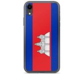 Funda para iPhone - PIXELFORMA - iPhone XR - Drapeau du Cambodge - Sopa de silicona - Diseño ligero