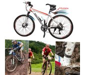 Juego de guardabarros ajustables para bicicleta de montaña y carretera, neumáticos para ciclismo, guardabarros delanteros/traseros azul