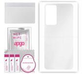 apgo Ultra Clear Protective Skin Sticker for the back compatible with Oppo Reno8 Lite 5G, Wrap Film, Hydrogel Film, Flexible, Soft TPU with positionin