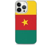Funda iPhone - Drapeau Cameroun - iPhone 13 Pro - Souple - Multicolore - Verticale