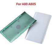 Vidrio 3D para Samsung Galaxy A80 A805 SM-A8050, batería trasera, carcasa de puerta trasera, reparación de repuesto oro
