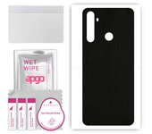 apgo Protective Skin Sticker for the back compatible with Realme 5 Pro, Wrap Film, Foil, Vinyl - Pattern Matrix