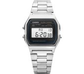 Reloj Casio A158wa-1df A158wa-1 digital cuadrado vintage retro de metal para uso público A158WA-1DF