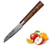 Cuchillos de cocina de 3,5 pulgadas, cortador de carne, cuchillo pelador de frutas, cuchillo de Chef doméstico, cuchillo rebanador de frutas y verduras, cuchillo utilitario de Damasco 1pcs