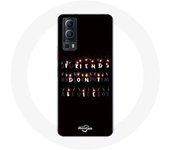 Coque pour Vivo Y72 Stranger Things Affiche Friends Don't Lie Joyeux noël