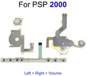 Repuesto YuXi para PSP 1000, 2000 y 3000: botones izquierdo y derecho, función de inicio, inicio, volumen, PCB, teclado, cable flexible LR, piezas de reparación