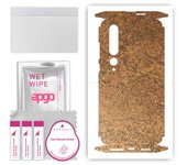 apgo Protective Skin Sticker for the back+sides compatible with Xiaomi Mi 10 5G, Full Wrap Film, Foil, Vinyl - Pattern Rusty Copper