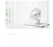 Ventilador de camping de 4000 mAh, recargable, portátil, de escritorio, circulador de aire, inalámbrico, ventilador eléctrico de techo con clip para el hogar, escritorio, mesita de noche, ventilador de pared con clip azul