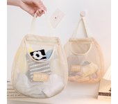 Bolsa para colgar calcetines, armario, ropa interior, bolsa organizadora de ropa interior, red para colgar en la pared, puerta detrás del dormitorio 30*28cm beige