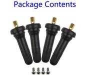 Kit de reparación de vástago de válvula de sensor de presión de neumáticos TPMS 4X para Ford Fiesta Focus Monde/o Válvulas de vástago TPMS Accesorios de coche de alta calidad CHINA