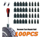 Kit de clavos para reparación de neumáticos al vacío, para coche, motocicleta, coche, Scooter, juego de herramientas de reparación de neumáticos sin cámara de goma, película de pegamento para reparación de neumáticos S-1PCS